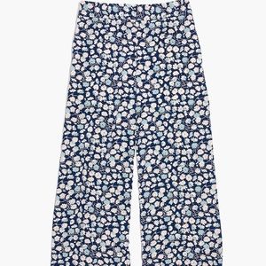Madewell Huston Pull-On Crop Pants French Floral